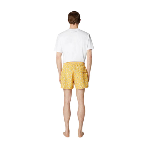 Save The Duck Costume Costume da bagno Uomo Ademir con stampa Giallo - Francavilla Moda